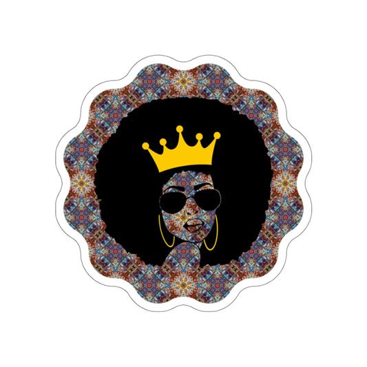 Afro Queen Sticker