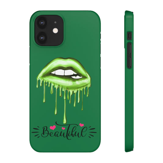 Beautiful Green Snap Cases