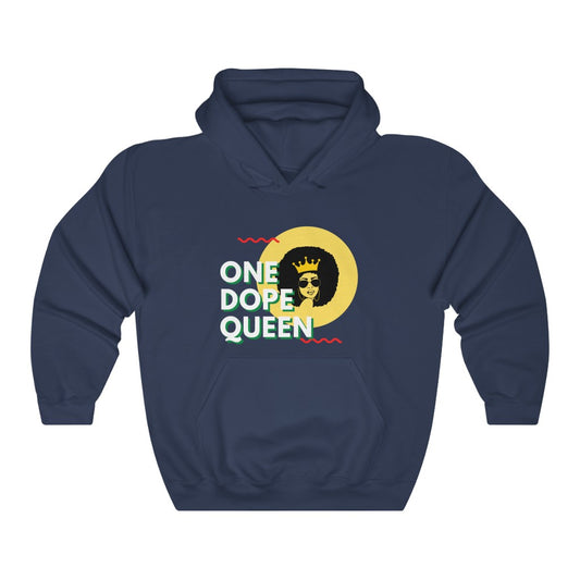 One Dope Queen Gold  Hooded Sweatshirt