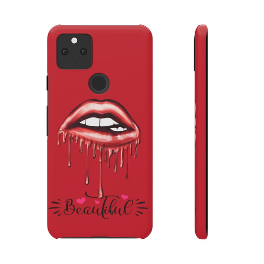 Beautiful Red Snap Cases