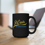 St Croix Black Mug 15oz