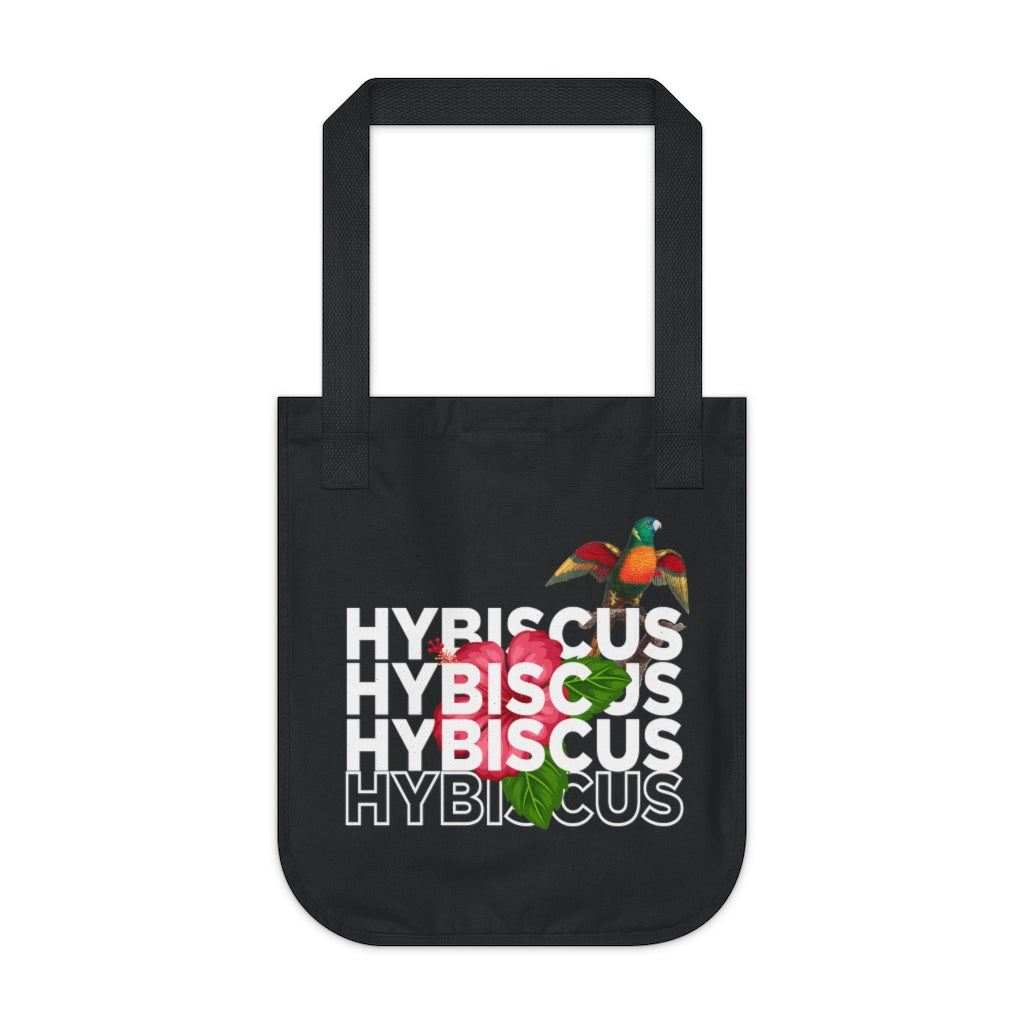 Hybiscus Organic Canvas Tote