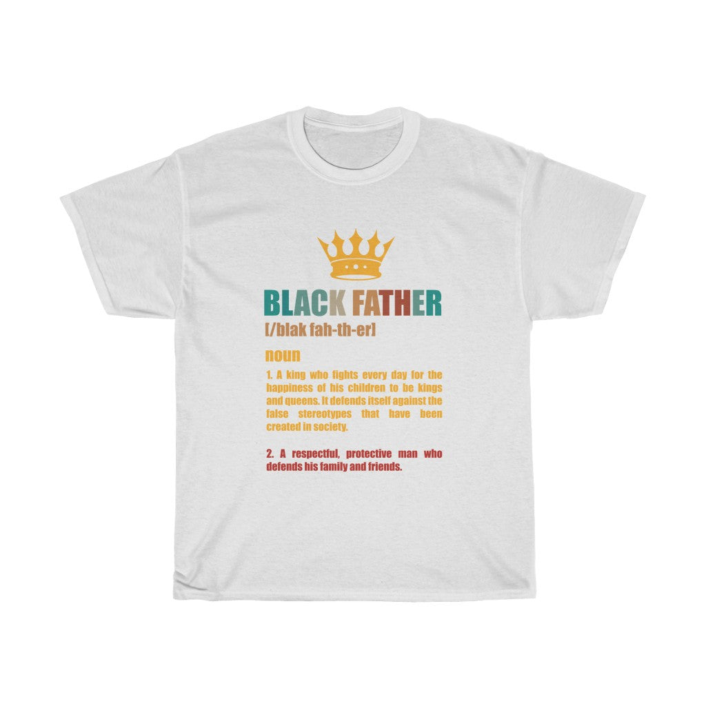 Black Father Cotton Tee