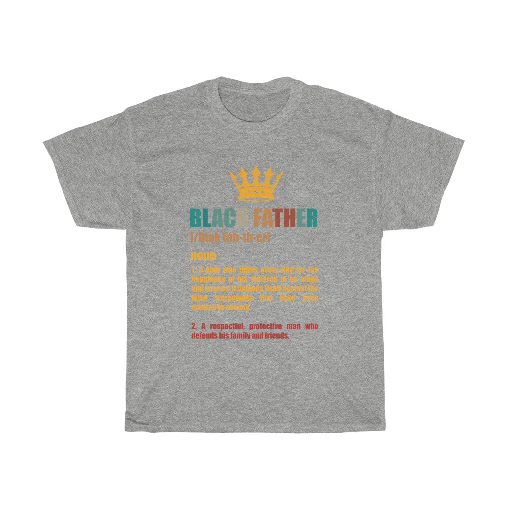 Black Father Cotton Tee