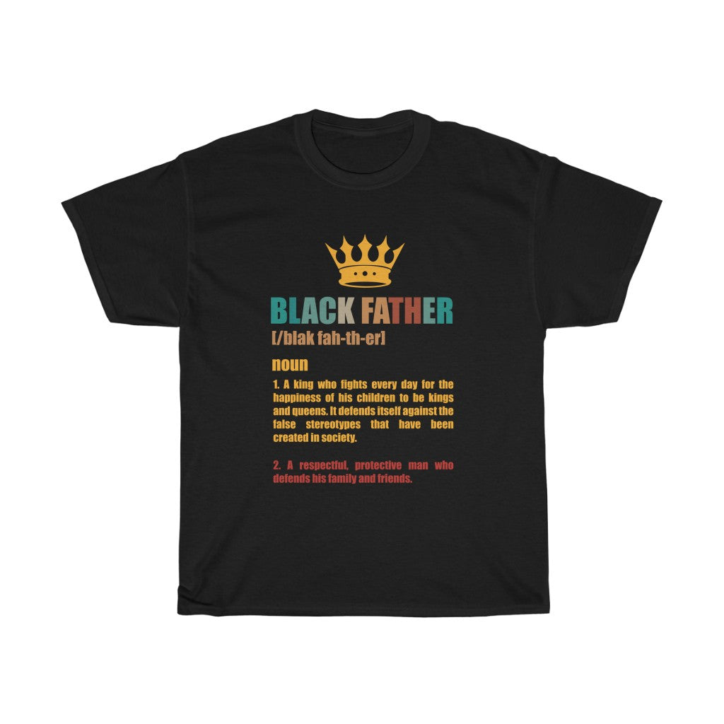 Black Father Cotton Tee