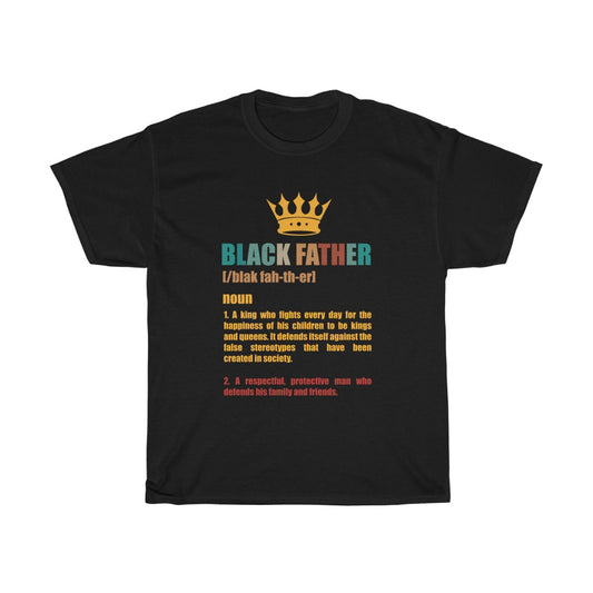 Black Father Cotton Tee