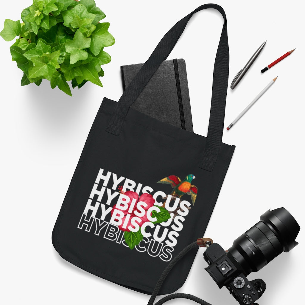 Hybiscus Organic Canvas Tote