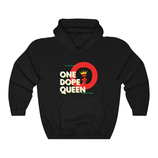 One Dope Queen Red  Hooded Sweatshirt