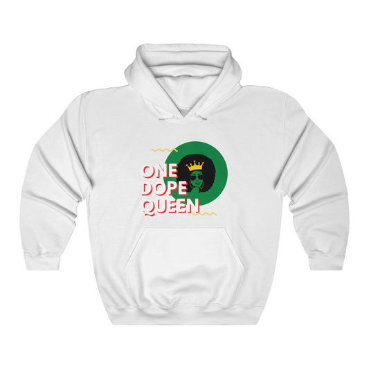 One Dope Queen Green  Hooded Sweatshirt